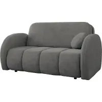 Mirjan 24 Schlafsofa Viva Comfy III, Bettkasten und Schlaffunktion, mit Kissen, 2-Sitzer (Farbe: Velo 635)