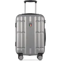 Tucci Kunststoffkoffer Massa M+ - silber