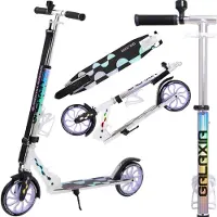 Raven Kinder Roller Scooter Kickroller Cityroller Galaxia Holo 200mm mit Glocke und Getränkehalter - Neu!