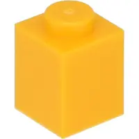 LEGO : 100x Stein 1x1 in 'Bright Light Orange'