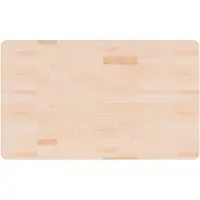 Syfax Waschtischplatte 100x60x2,5 cm Massivholz Unbehandelt