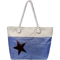 Cham Cham Strandtasche "Damen Handtasche aus Textil, 46x32x13cm"