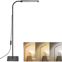 Lapalife LED Stehlampe Dimmbar 3 Farbtemperaturen Stehleuchte Einstellbare Schwanenhals Leselampe für Arbeitszimmer, Wohnzimmer, Schlafzimmer, Büro