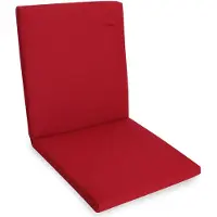 Kettler Herlag Sunny Niedriglehner-Auflage 103x50x4 cm – wetterfest, wasserfest & UV-beständig – waschbarer Bezug mit Reißverschluss – Rot