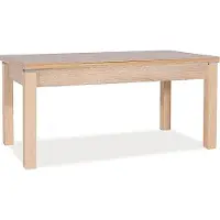 Feldmann-Wohnen Couchtisch Wohnzimmertisch Kleopatra 124-164x64x59cm Sonoma Eiche ausziehbar