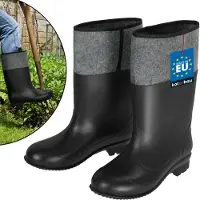 KOTARBAU Gummistiefel EUR 39 Filzstiefel Uni Arbeitsschuhe Arbeitsstiefel Gummischuhe Wasserfest Winterstiefel Feldstiefel Berufsstiefel Regenstiefel