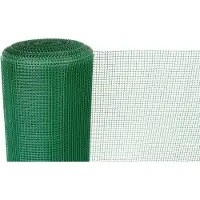 STREND PRO Geflecht ECONOMY 5, 1000/10x10 mm, quadratisches Muster, 300g/m2, grün, Vollkunststoff, Packung 50 m – Kunststoffgitter