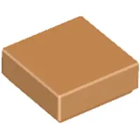 LEGO 1x1 Fliesen 3070 - 100 Stück Mittleres Nougat