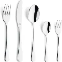 Amefa 60-tlg. Besteckset VIVA 60-teilig silberfarben hochglanzpoliert