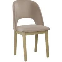 Mirjan 24 Stuhl Monti II, Esszimmerstuhl aus Buchenholz, 45x45x83 cm (Holzfarbe: Sonoma Eiche, Stofffarbe: Paros 02)