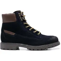 Camel active Herren Camel Active schwarz navy blau isolierte Lederstiefel 44.5