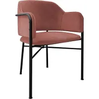 Mirjan 24 Stuhl Delivio, Esszimmerstuhl mit Beine aus Metall, Modern Kollektion (Farbe: Magic Velvet 2258)