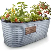 STREND PRO Beet Garden, Hochbeet, verzinkt, 100x200x78 cm – Hochbeet aus Metall