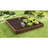 STREND PRO Beet RB053, 57x13 cm, PP, 8-teilig, Hochbeet – Beeteinfassung aus Kunststoff