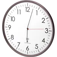 TFA-Dostmann Analoge Funk-Wanduhr Funchal 330 mm TFA 60.3516.10, anthrazit