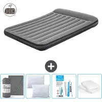 Bestway Luftmatratze - 2-Personen - 152 x 203 x 30 cm - Grau - Inklusive Zubehör