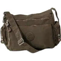 Jennifer Jones Bag Street Nylon braun Sportliche Damen Tasche OTJ200N
