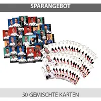REWE EM 2020 + WM 2018 Sammelkarten - je 50 gemischte Karten