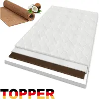 Sonstiges Matratze TOPPER Kaltschaum kokos Kaltschaummatratze 80x190cm H3 3cm Höhe