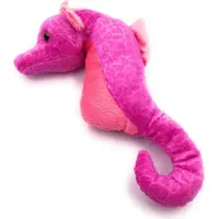 Onwomania Plüschtier Kuscheltier Stoff Tier Seepferdchen pink Hippocampus 23 cm