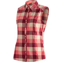 Maier Sports Funktionsbluse "Sana sleeveless" ärmellose Damen Bluse, sommerliches Blusen-Shirt, Karobluse, Reg. Fit