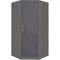 Masseno Drehtürenschrank VANO 95/190/95cm 1-türig Anthrazit
