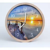 Tulup Holzuhr 30fi cm wanduhr - Pier Architektur