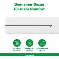 Schlaftroll Ergonomische Kaltschaummatratze H2 140 x 190 | 7-Zonen für maximalen Komfort