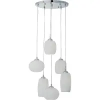 Brilliant Pendelleuchte Pattern Chrom Ø40cm max. 6 x 40W E27 kürzbar