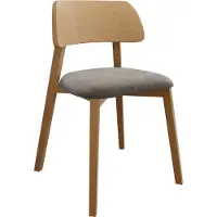 Mirjan 24 Stuhl Dario, Wohnzimmer, Modern Kollektion, Esszimmerstuhl, Holzkonstruktion (Farbe: Magic Velvet 2209, Holzfarbe: Natur)