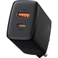 Baseus 20W Schnellladegerät USB Typ C Quick Charger QC 3.0 PD Netz Stecker Lade Gerät Schwarz