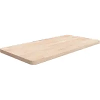 Syfax Waschtischplatte 80x40x2,5cm cm Massivholz Unbehandelt