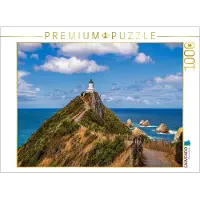 CALVENDO Puzzle Leuchtturm am Nugget Point | 1000 Teile Lege-Größe 64 × 48 cm Foto-Puzzle für glückliche Stunden