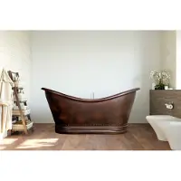 Gemlook Kupfer Badewanne Caravelt Copper