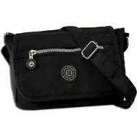 Jennifer Jones Bag Street Nylon Umhängetasche schwarz Damen Tasche OTJ201S