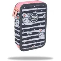CoolPack Piórnik 2-komorowy z wyposażeniem Jumper 2 Catnip