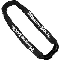 Master Lock Fahrrad Kettenschloss, Masterlock 8392EURDPRO, Gehärteter Stahl, Programmierbare Kombination, 90 x 1 cm