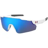 Under Armour UA LEVELUP JR Matte white blue 99/1/125 TEEN Sonnenbrillen