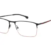 Carrera 8906 Matte black red 55/19/140 Herren Brillen