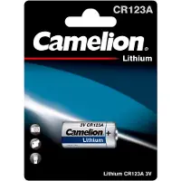 Camelion CR123A-BP1, Einwegbatterie, Lithium, 3 V, 1 Stück(e), 1300 mAh, Silber