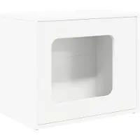 Syfax Katzenhaus Weiß 51 x 30 x 42,5 cm Holzwerkstoff