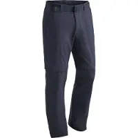 Maier Sports 1100000002199 "Tajo", Herren, Gr. 23, Kurzgrößen, blau (dunkelblau), 90% Polyamid, 10% Elasthan, Hosen 1100000002199, Herren Zip-Off Wanderhose, atmungsaktive Trekkinghose, Regular Fit