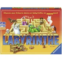 Ravensburger Labyrinth Familienspiel, Schatzsuche, Bewegliches Labyrinth, Ab 7 Jahren