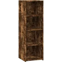 Syfax Highboard Räuchereiche 40x41x124 cm Holzwerkstoff