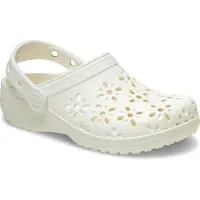 Crocs Classic Floral Cut Out Holzschuhe