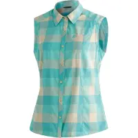 Maier Sports Funktionsbluse "Sana sleeveless" ärmellose Damen Bluse, sommerliches Blusen-Shirt, Karobluse, Reg. Fit