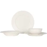 RINART Geschirrset - Pera - 24 teilig - 6 Personen - Porzellan