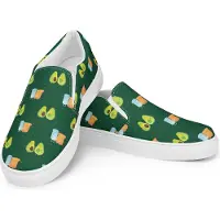 Mr. & Mrs. Panda Loafer Avocado Pärchen Größe 35 1/2 - Grün - Geschenk, Avocados, Slipper Für Damen, Kinder, Halbschuhe, Espadrilles, Damenschuhe, Liebe, Hochzeit