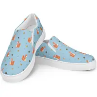 Mr. & Mrs. Panda Loafer Eichhörnchen Blume Größe 38 1/2 - Blau - Geschenk, Damen, Spruch Positiv, glücklich, Mokassins, Lustige Sprüche, Halbschuhe, Damenschuhe, Eichhorn