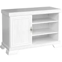 Furniture24 Tv Schrank Kora KRT Lowboard unterschrank Fernsehenschrank mit Tüt und 2 Einlegeboden Andersen Kiefer